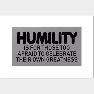 Humility Posters and Art